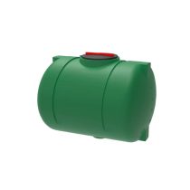 1100 literes üres tartály zöld színben